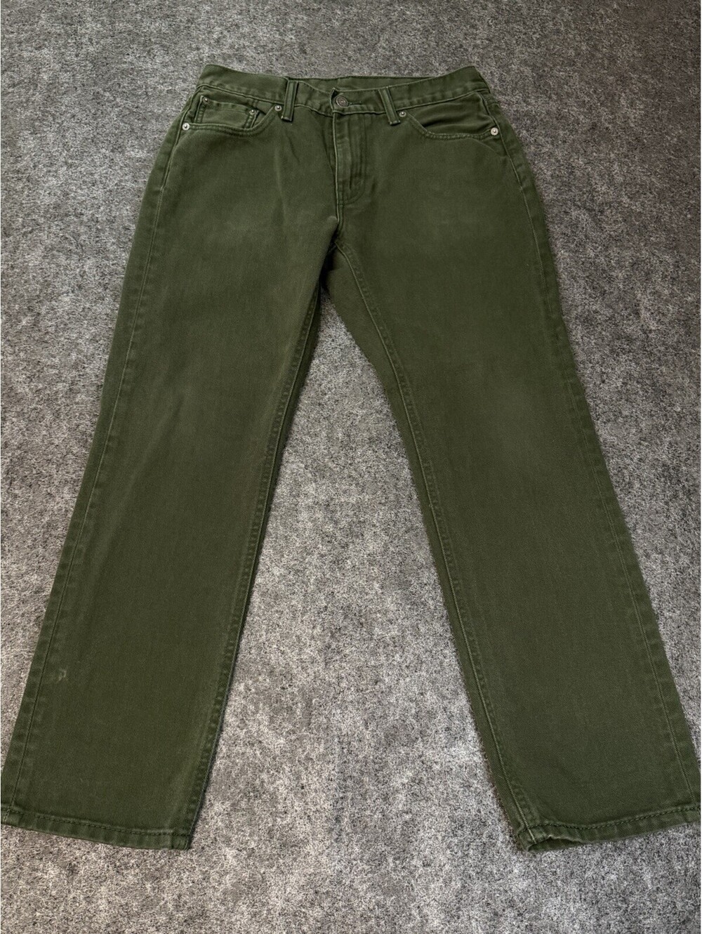 Levi’s 541 Athletic Fit Jeans Men’s 30x30 Olive Green Denim Five Pocket
